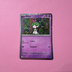 Ralts 058/132 NM Cosmo Holo Mega Evolution Collectors Chest Promo Pokemon Card - Image 1