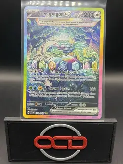 2024 Stellar Crown Terapagos EX Holo Secret Rare SAR #170/142-c2- - Image 1