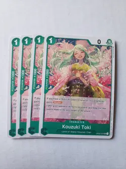 4x One Piece Card Game English Paramount War Kouzuki Toki OP02-031 - Image 1