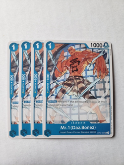 One Piece Card Game X4 Mr.1 (Daz.Bonez) Paramount War OP02-063 - Image 1