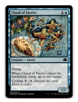 Cloud of Faeries 43 Common Dominaria Remastered MTG Foil NM/M ~A12-25 - Image 1