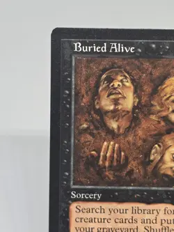Magic The Gathering TCG Buried Alive Weatherlight Regular MTG Vintage 1997 - Image 2