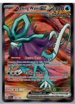 Walking Wake ex 189/162 SV05: Temporal Forces Pokemon Card - Image 1