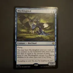 Mockingbird Bloomburrow Regular NM 0061 Island Creature Bird MTG - Image 1