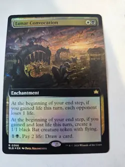 MTG - Lunar Convocation FOIL Ext Art - Bloomburrow - Image 1