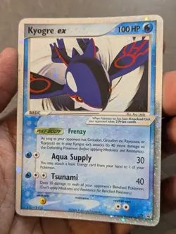 Pokemon Card 2006 KYOGRE EX 037 Holo Nintendo Black Star Promo NM/VLP - Image 2