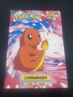 Pokemon 2024 Card Tops Pokedex Database Set Charmander 004 Peru US Seller - Image 1
