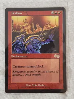 Played Bedlam Urza's Saga Mtg Magic the Gathering - Image 1