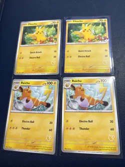 2023 Pikachu MY FIRST BATTLE STAMP PROMO card BLUE BORDER Pokemon TCG LP - Image 1