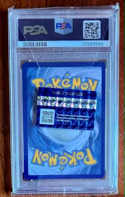 2021 POKEMON SM BLACK STAR PROMO #SM247 FULL ART/RESHIRAM & CHARIZARD GX PSA 10 - Image 2