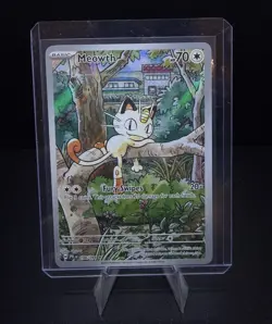 Pokemon Meowth 106/094 Phantasmal Flames Illustration Rare Holo 70 HP - Image 1