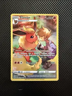 Flareon TG01/TG30 Holo Brilliant Stars Trainer Gallery Pokemon Holo NM - Image 1
