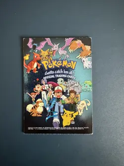 Pokemon TOPPS Checklist Holo - 3rd Print Black Logo Trading Card - Image 1