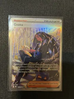 Geeta 226/197 Holo Obsidian Flames Pokemon NM - Image 1