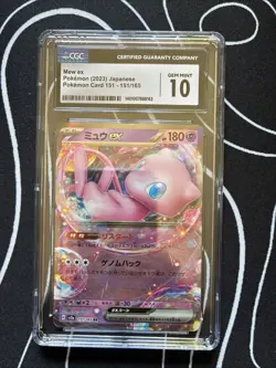 Mew ex 151/165 Sv: Scarlet & Violet 151 Holo CGC Grade 10, Pokemon Tcg - Image 1