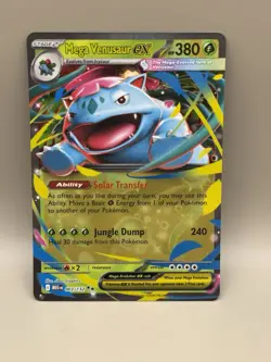 Mega Venusaur ex 003/132 Double Rare Mega Evolution Pokemon NM - Image 1