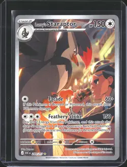 Larry's Staraptor 249/217 Illustration Rare Ascended Heroes Pokemon Holo NM/M - Image 1