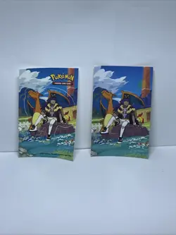 Pokemon Charizard and Leon mini Tin With Art Work Card, Sticker And Coin Only - Image 3
