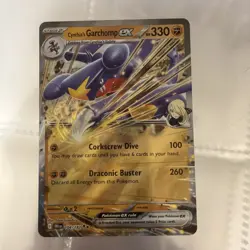 🔥Pokemon Card Cynthia's Garchomp EX🔥 104/182 Rare Destined Rivals🔥Near Mint🔥 - Image 1