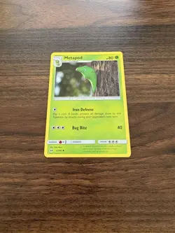 Metapod 2/149 Uncommon Yuka Morii SM Base Set Pokemon Card NM - Image 2