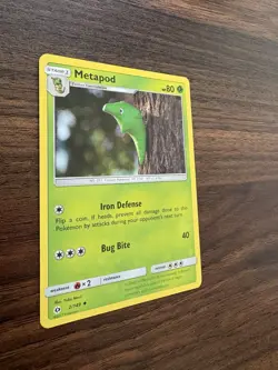 Metapod 2/149 Uncommon Yuka Morii SM Base Set Pokemon Card NM - Image 3