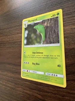 Metapod 2/149 Uncommon Yuka Morii SM Base Set Pokemon Card NM - Image 4