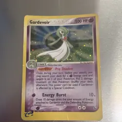 Nintendo Pokemon TCG EX Sandstorm Gardevoir 7/100 Holo Rare 100HP Eng 2003 - Image 1