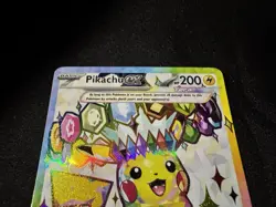 Pokemon Ultra Rare Pikachu ex #219/191 Sv08: Surging Sparks Holo, NM, Unplayed - Image 2