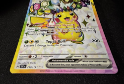 Pokemon Ultra Rare Pikachu ex #219/191 Sv08: Surging Sparks Holo, NM, Unplayed - Image 3