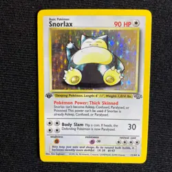 Pokemon TCG - Snorlax (1999) #11 1st Edition Rare Holo - Image 1