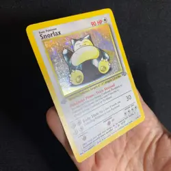Pokemon TCG - Snorlax (1999) #11 1st Edition Rare Holo - Image 3