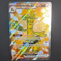 Pokemon TCG 4-Card Holo ex Lot Spidops/Gholdengo/Great Tusk/Glimmora EN - Image 4