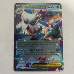 Mega Abomasnow ex 036/132 Me01: Mega Evolution Holo Pokemon TCG - Image 1