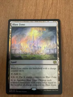 MTG Magic FOIL Blast Zone Brothers' War NM - Image 1