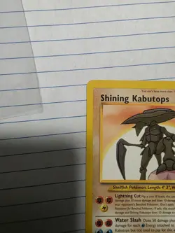 Shining Kabutops 108/105 Pokemon Neo Destiny Holo Vintage LP+/NM- - Image 3