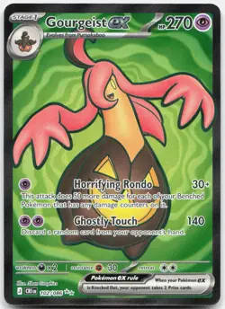 Pokemon TCG Gourgeist ex - 102/086 ME04: Chaos Rising 2026 NM - Image 1