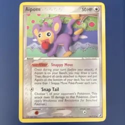 Pokemon TCG Aipom 34/115 Unseen Forces 2005 Uncommon (LP) English 2005 - Image 1