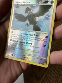 Staraptor - 16/130 - Reverse Holo, English Pokemon Diamond and Pearl MP/Indent - Image 3
