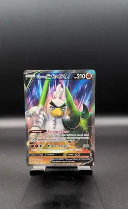 Galarian Sirfetch'd V (Full Art) 174/185 Swsh04: Vivid Voltage Holo Pokemon Nm - Image 1