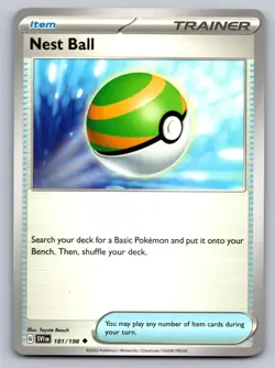 Nest Ball 181/198 Uncommon Scarlet & Violet Pokemon Lightly Played - Image 1