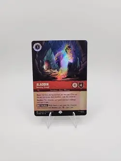 Disney Lorcana TCG Aladdin-Barreling Through 216/204 Foil Whispers in the Well - Image 1