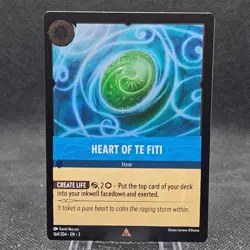 Heart of Te Fiti Disney Lorcana Into The Inklands Rare 164/204 FOIL - Image 1