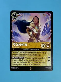 Disney Lorcana Winterspell Pocahontas - Peacekeeper 22/204 Legendary Non-Foil - Image 1