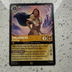 Disney Lorcana – Pocahontas, Peacekeeper #22/204 (Non-Foil) – Legendary – WS - Image 1