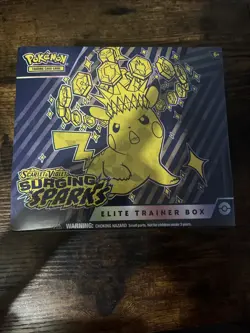 Pokemon TCG Scarlet & Violet Surging Sparks Elite Trainer Box New & Sealed - Image 1