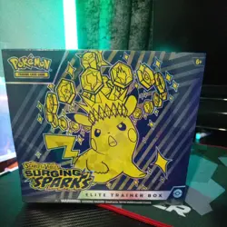 Pokemon TCG Surging Sparks Elite Trainer Box - New & Factory Sealed - Image 1