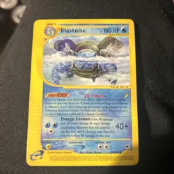 Blastoise 37/165 Expedition Pokemon Card Rare Non Holo - Image 1