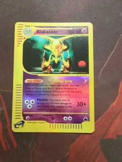 ALAKAZAM 2/144 Reverse Holo Rare Pokemon TCG Skyridge Vintage Card NM - Image 1