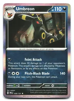 Umbreon SV: Prismatic Evolutions 059/131 Holo Pokemon NM - Image 1