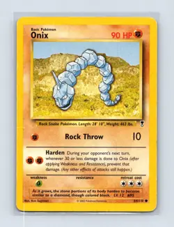 Onix 84/110 Common Legendary Collection Pokemon Lightly Played - Image 1